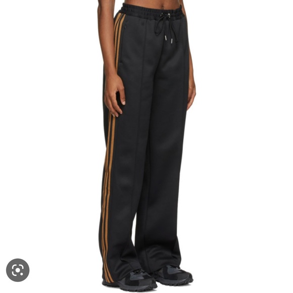 IVY PARK Pants & Jumpsuits Adidas X Ivy Park Black Brown Piqu Suit Lounge Pants Poshmark
